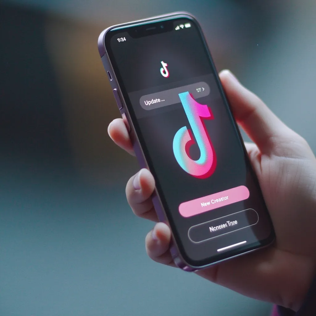 TikTok aktualizace